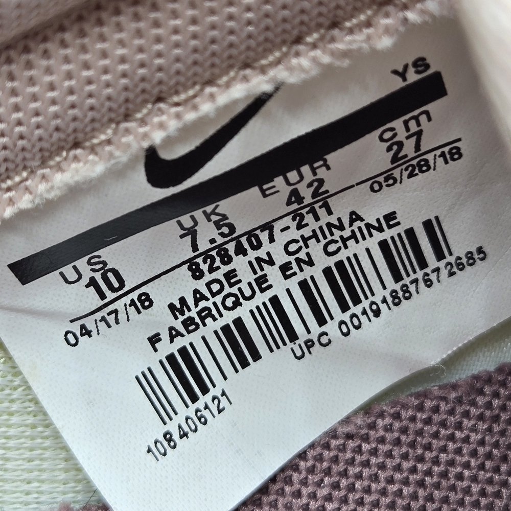 Nike Women's Internationalist 'Particle Beige Mauve' Running Shoes Size 10 - Picture 8 of 8